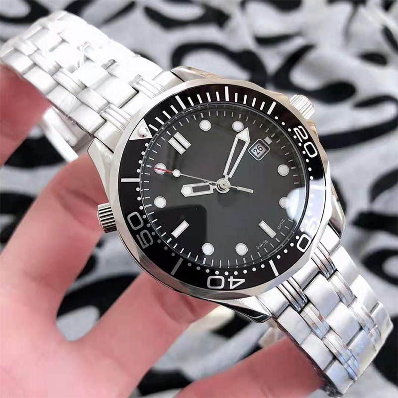 Luxury Mens Watch Classic Professional 300m James Bond 007 Black Blue Dial 8215 Automatic Movement Wristwatch Mens Sports Chronometer Watch Online Shopping For Wrist Watches Wrist Watches Buy Online From Mindray149 90 36 Dhgate Com