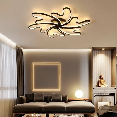 2019 Lustre De Plafond Moderne Modern Wave Ceiling Lights Led Lamp For Living Room Bedroom Luminaire Plafonnier Ceiling Lamp From Amarylly 167 69