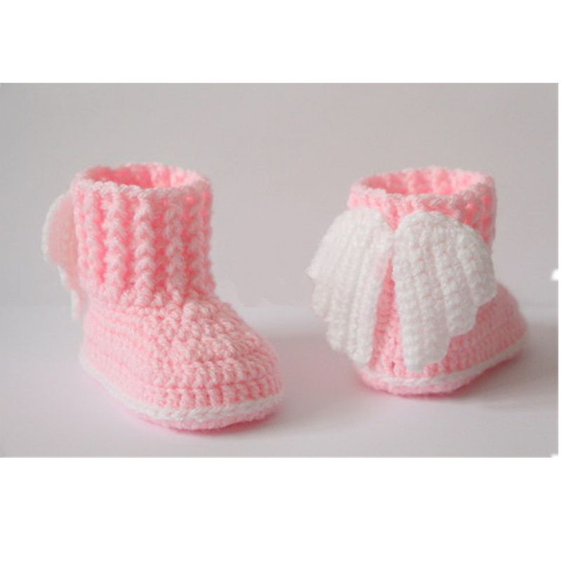 2020 Crochet Baby Booties Baby Shoes Winter Boots Socks Wings Angel White Pink Baby Shower Gift 10cm 9cm 11cm Cy200512 From Babala2 8 62 Dhgate Com,How To Make A Diaper Cake Without Rolling