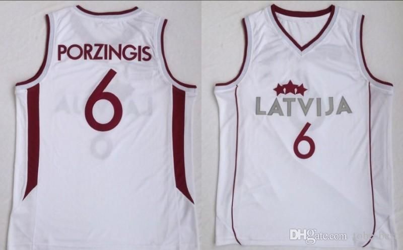 white kristaps porzingis jersey