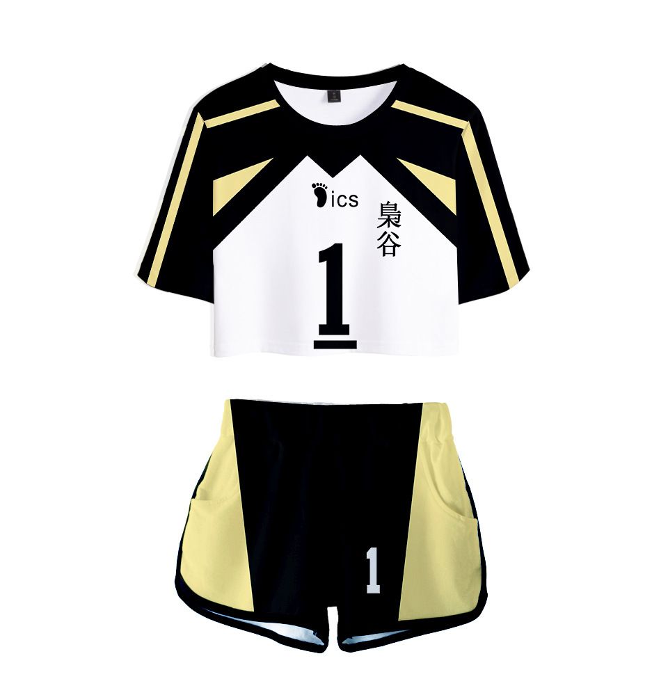 Japan Anime Haikyuu Cosplay Costume Fukurodani Volleyball Club Akaashi  Keiji Bokuto Koutarou Two Piece Set Women Tops And Shorts From Zhouzhaoyu,  $11.93 | DHgate.Com