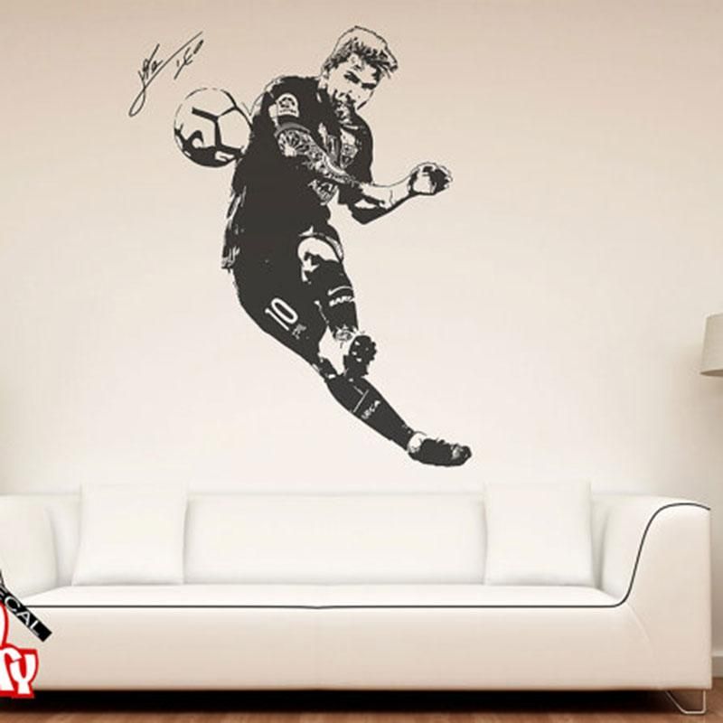 Lionel Messi Football Player Argentina Children S Bedroom Decal Wall Art Sticker Naklejki Scienne I Fototapety