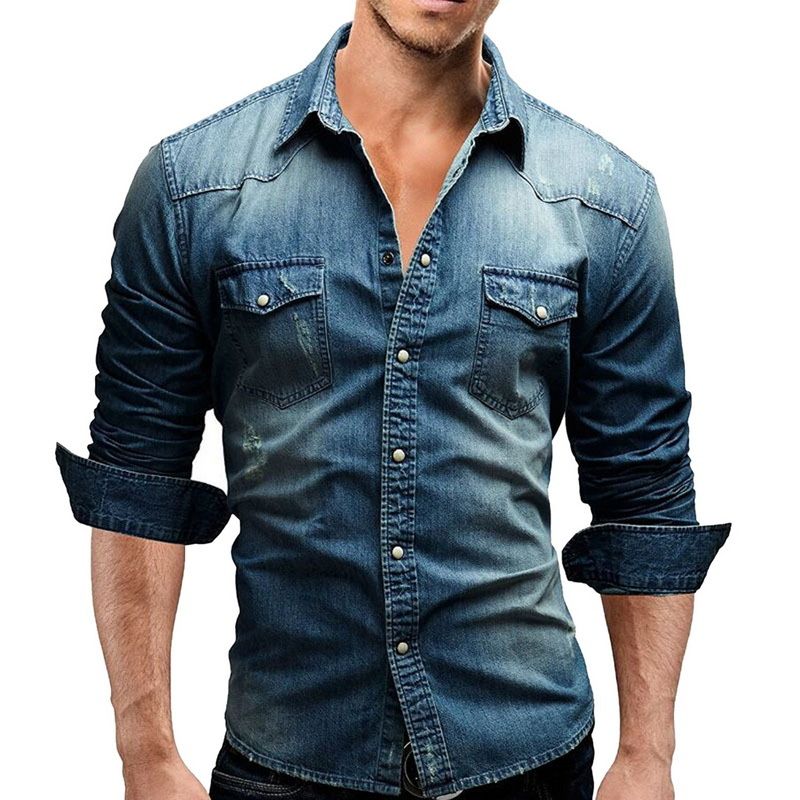 jeans material shirt