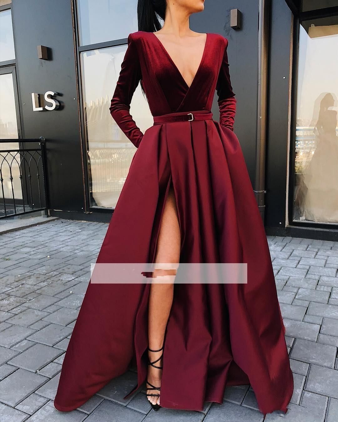 deep red prom dresses uk