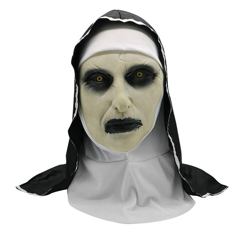 La nonne valak Masque Nouveau Cosplay les prestidigitateurs Effrayant Masque Halloween Horreur Accessoires