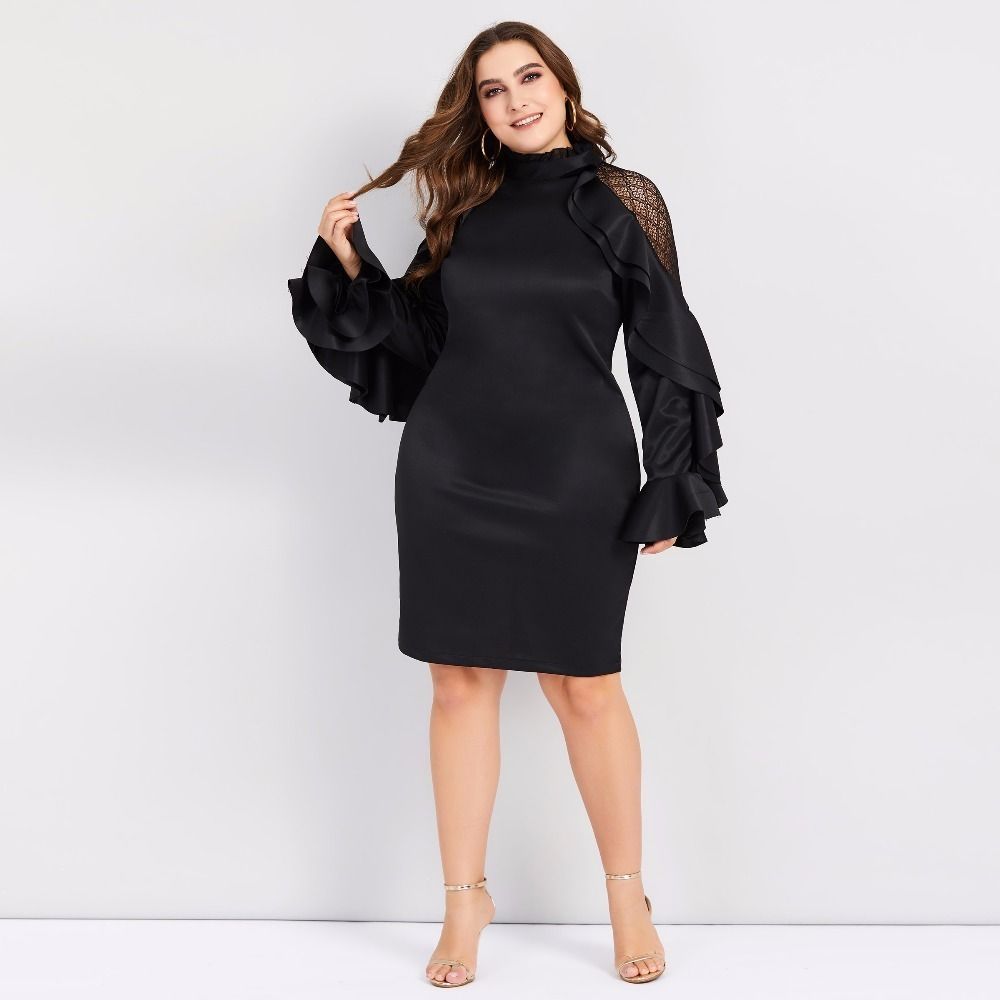 falbala bodycon dress