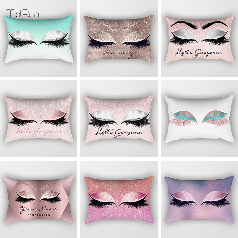 eyelash pillow covers