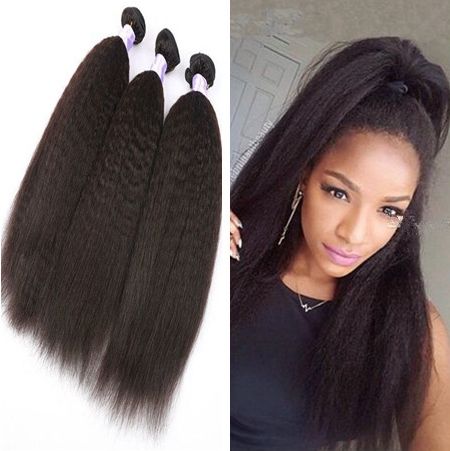 8a Mink Brazilian Human Hair Afro Kinky Straight Hair Bundles 8