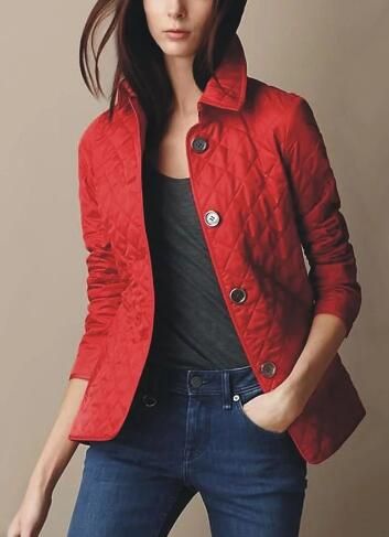 Fashion Deluxe New Women Plaid Jacket Blazer England Fashion