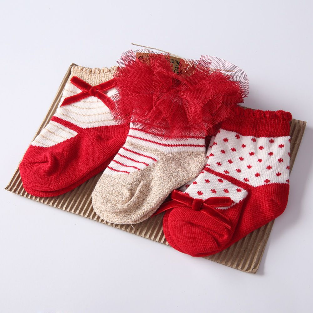 newborn christmas socks