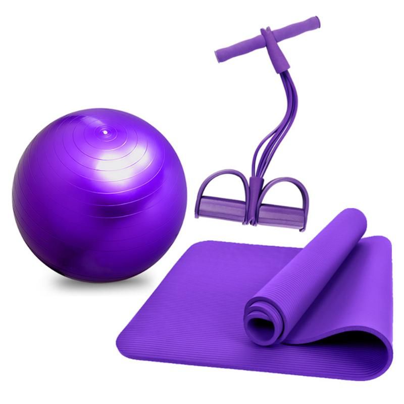 yoga mat and ball set
