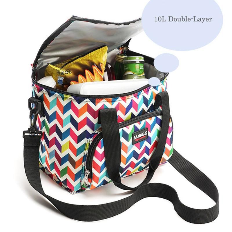 insulated messenger lunch bag
