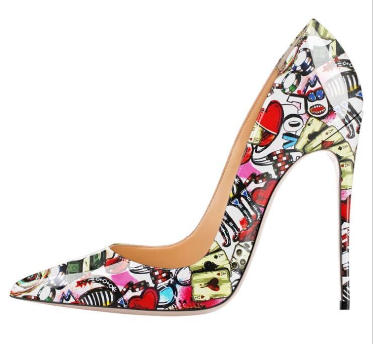 cute floral heels