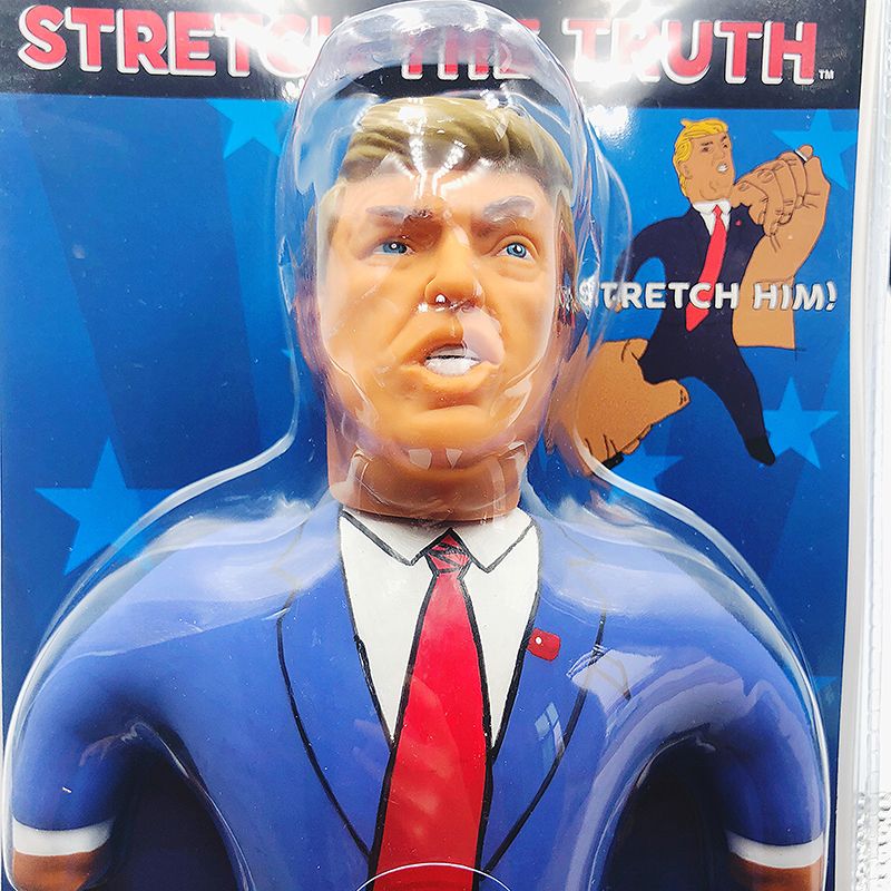 trump stretch doll