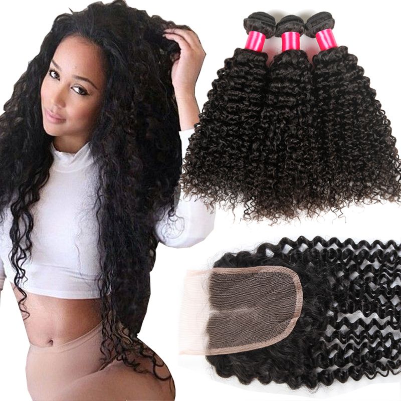 8a Mongolian Kinky Curly Deep Wave Loose Straight Body Wave Virgin
