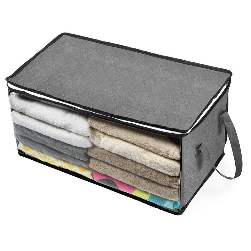 2020 Folding Storage Box Wardrobe Clothes Collecting Case Non Woven