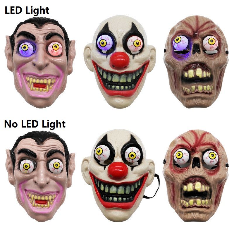 Vaardig Accor Onbemand Halloween horror masker led licht vampier oogmasker horror vampier  knipperende licht bursting oogmasker cosplay kostuum maskerade