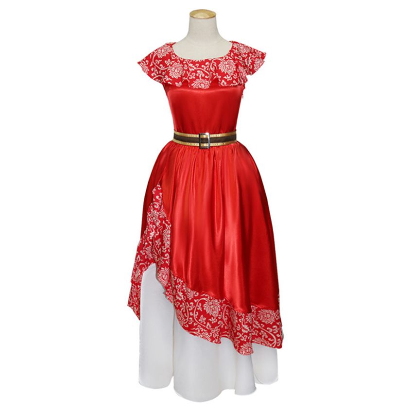 Vestidos para niñas Elena de Avalor Princesa Cosplay Fiesta de cumpleaños para niños Vestir Cumpleaños Halloween Vestidos para niñas Elena de Avalor Princesa Cosplay Fiesta de cumpleaños para niños Vestir Cumpleaños Halloween