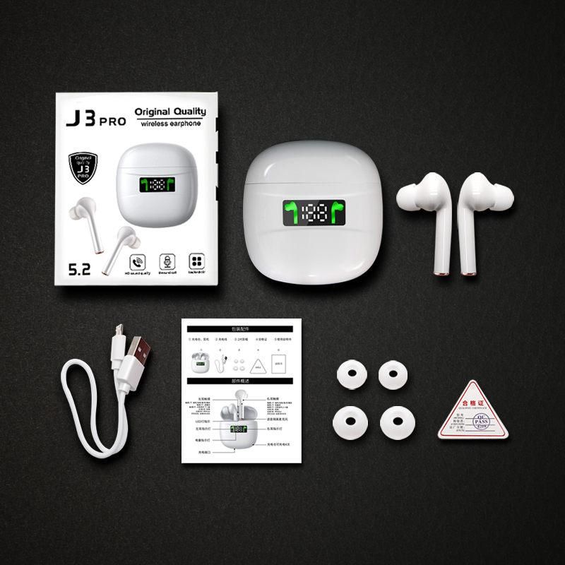Fornitura Allingrosso 50 Pz J3 Pro TWS Wireless Bluetooth Auricolare  Bluetooth Sport Auricolare Touch Control Bluetooth 5.2 LED Display Cuffie  Tutti I Telefoni Da Yaorui620, 12,63 € | It.Dhgate.Com