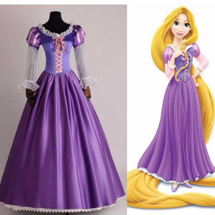 2019 Halloween Party Long Haired Princess Clothes Fairy Tale