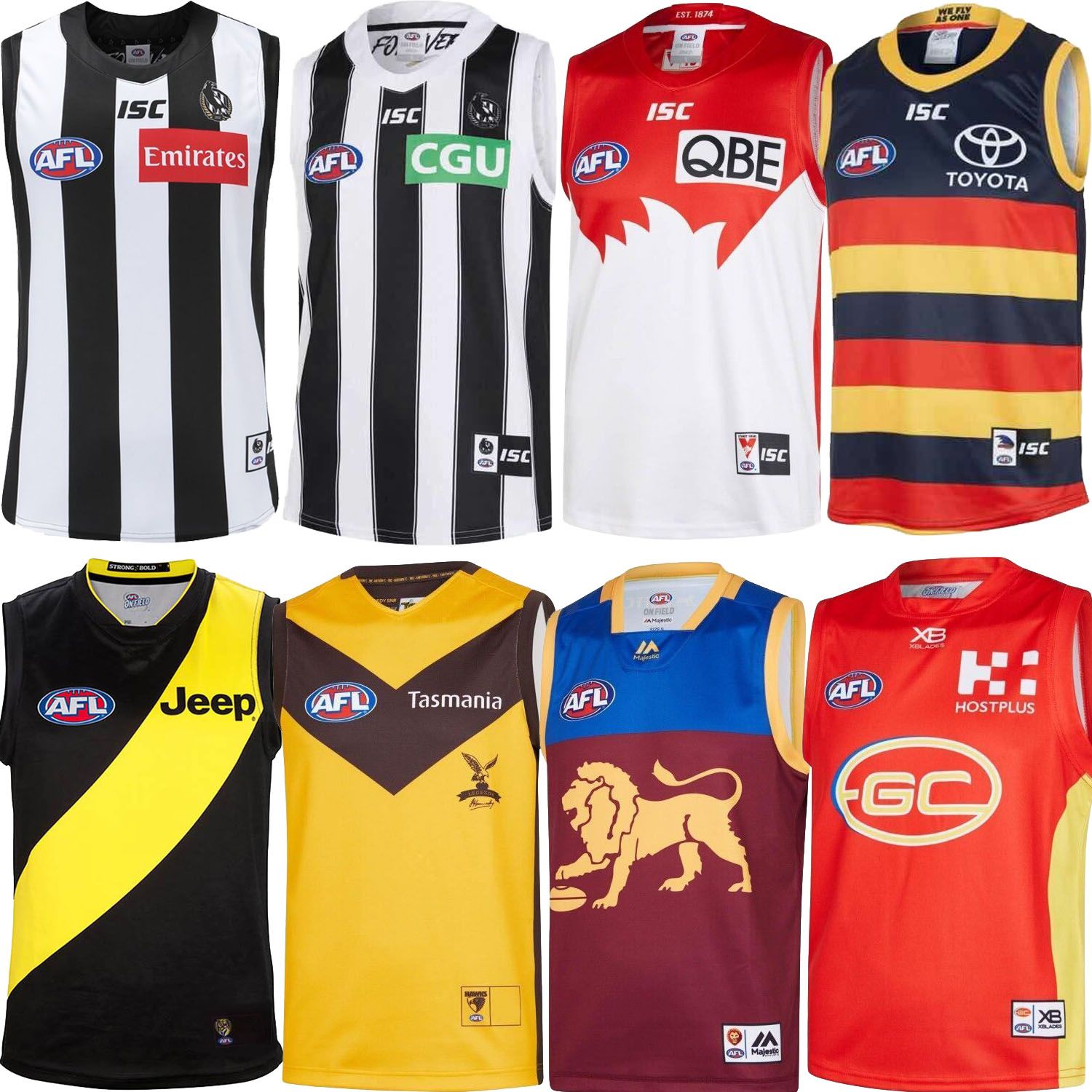 2020 2019 2020 All AFL Jersey GWS 