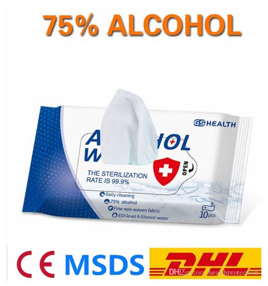 individually wrapped alcohol wipes