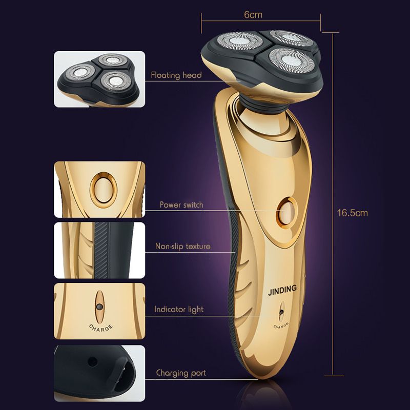 gold plated electric shaver