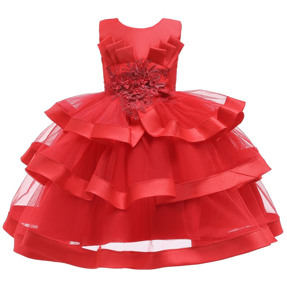 2019 Cute Toddler Ball Gown Girls Glitz Pageant Dresses Beads Crystals