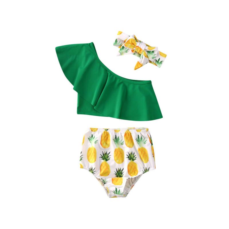 baby pineapple bathing suit