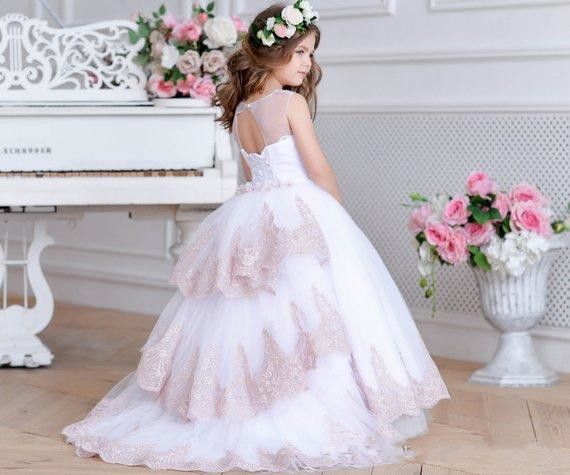 white junior bride dresses