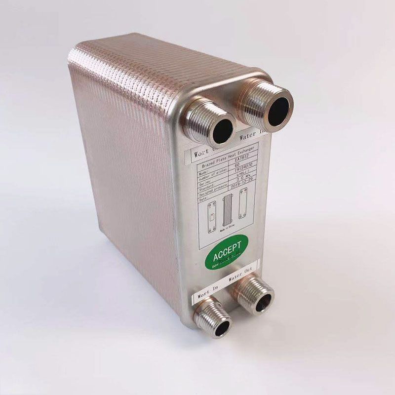 2020 60 Plates Stainless Steel Heat Exchanger Beer Wort Chiller Cooler