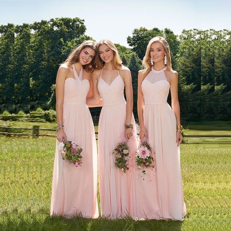 blush colored dresses