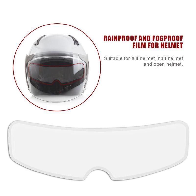 Rainproof and Anti-Fog Film for Motorcycle Helmet Universal Helmet Patch Film Anti Fog Film Helmet Visor Motorcycle Helmet Shield