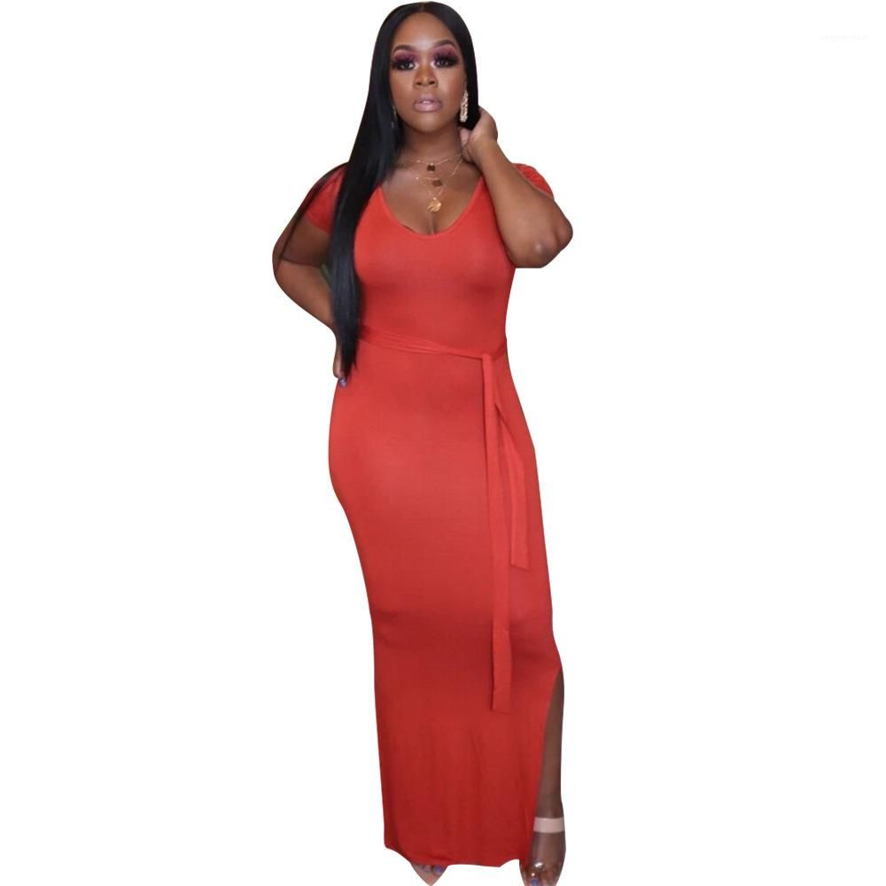 skinny red dress