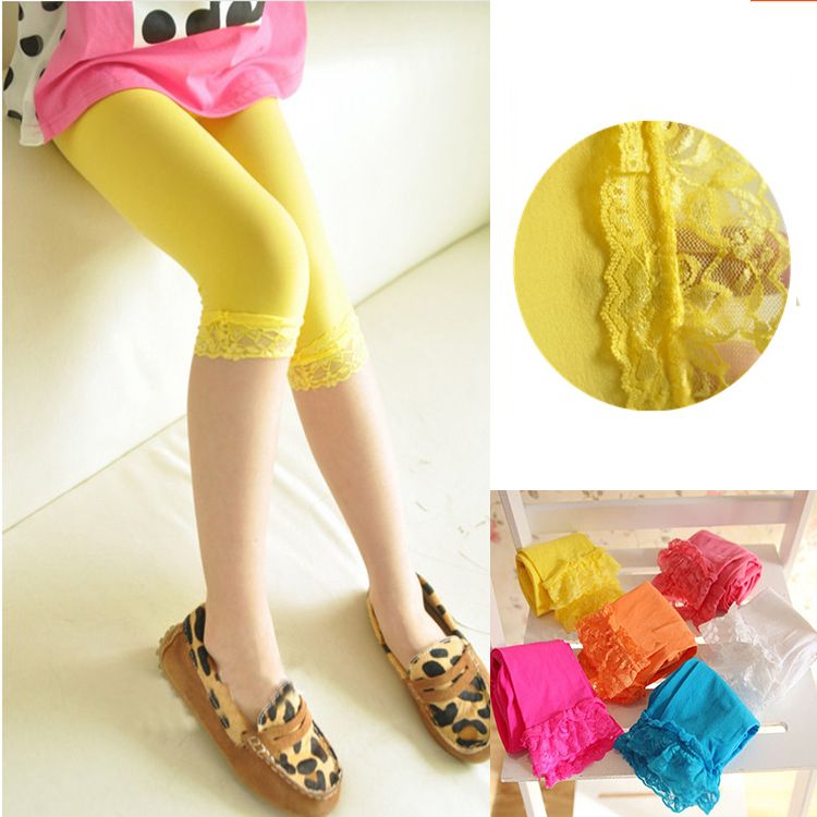 baby girl cropped leggings