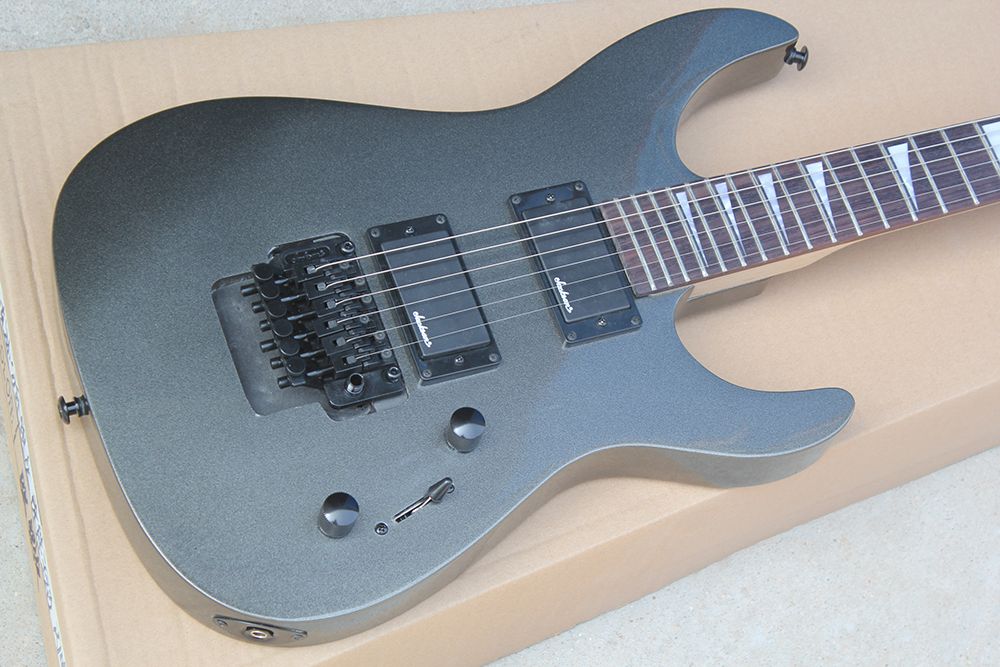 Compre Guitarra Eléctrica Gris Metálica Con Rosa De Floyd, Diapasón De  Palisas, Hardware Negro, Se Puede Personalizar Como Solicitud A 274,83 €  Del Huiyuan_guitar | Es.Dhgate.Com