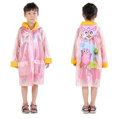 Children Cartoon Rain Coat Kids Rainwear Cute Baby Funny Waterproof Raincoat