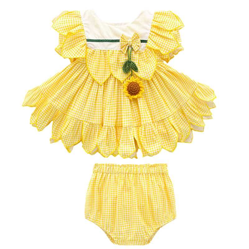 yellow frocks for babies