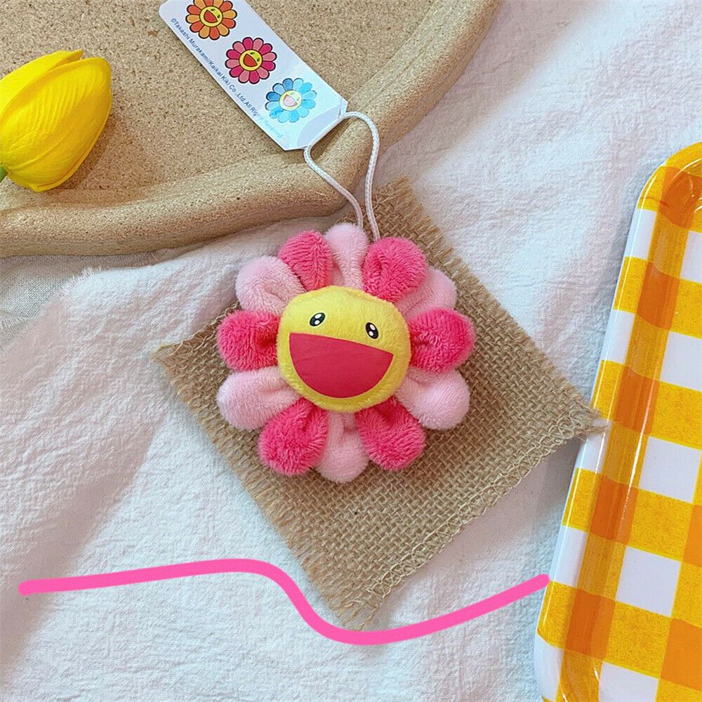 Flower+Rainbow+Brooch+Takashi+Murakami+Kiki+Kaikai+Pin+Badge+Strap+Plush+Pendant  for sale online