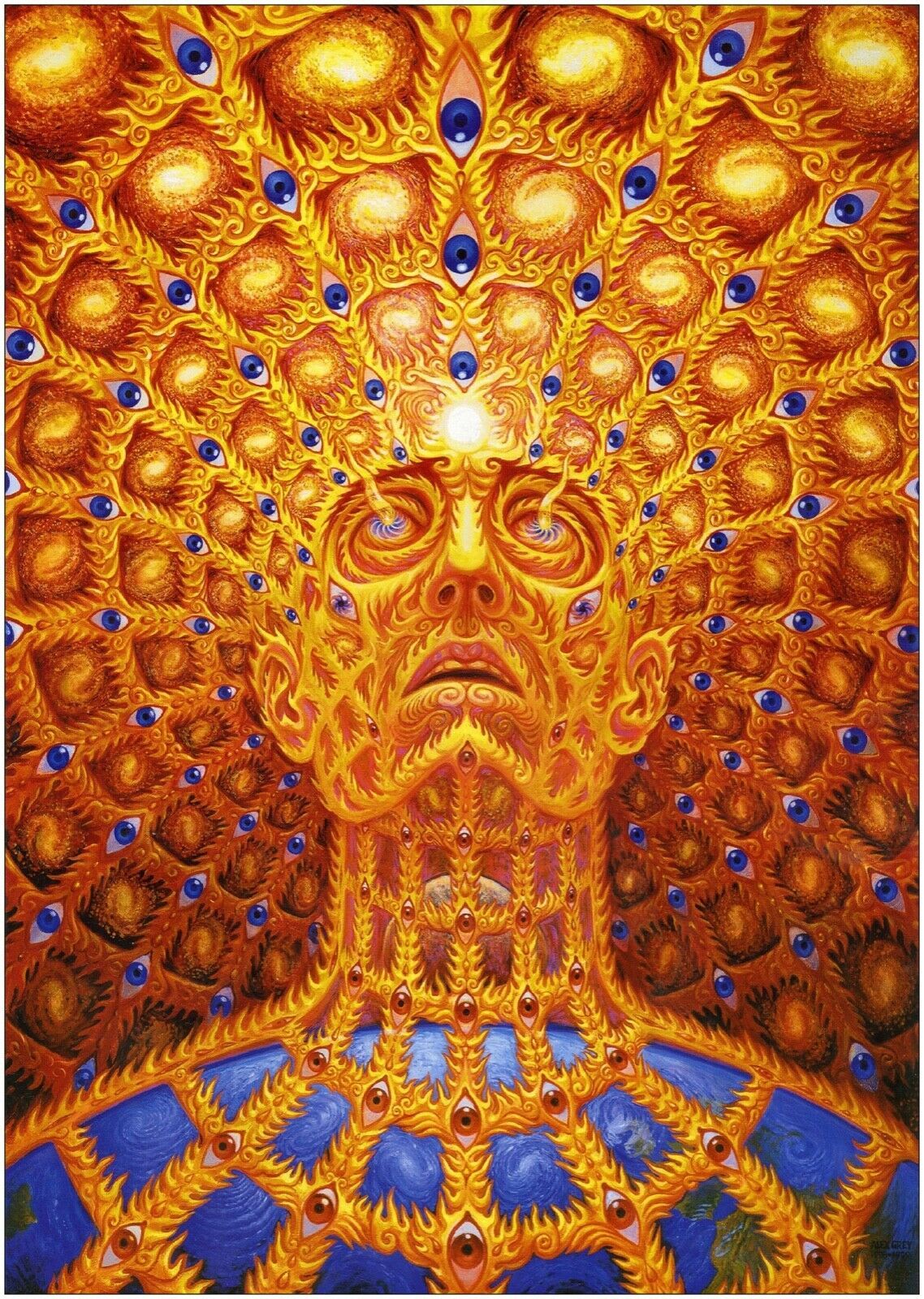 2021 Alex Grey Over Soul Large Poster Home Decor Handpainted &HD Print ...