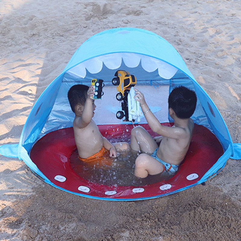 Baby Beach Tent Pop Up How To Fold Baby Beach Tent Youtube