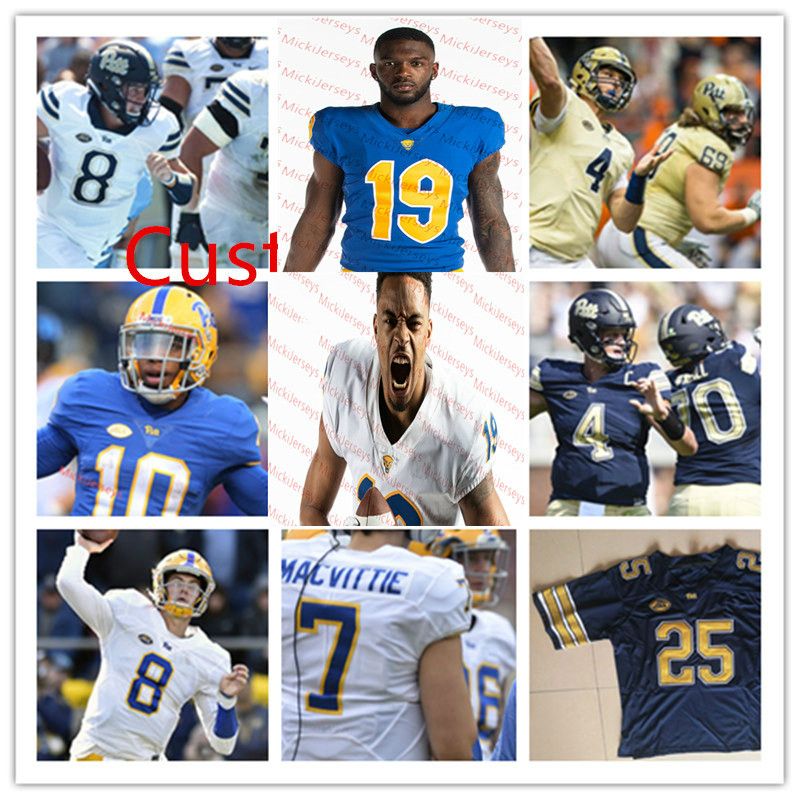2021 Men Pittsburgh Panthers Football Jersey Tyler Boyd Nathan ...