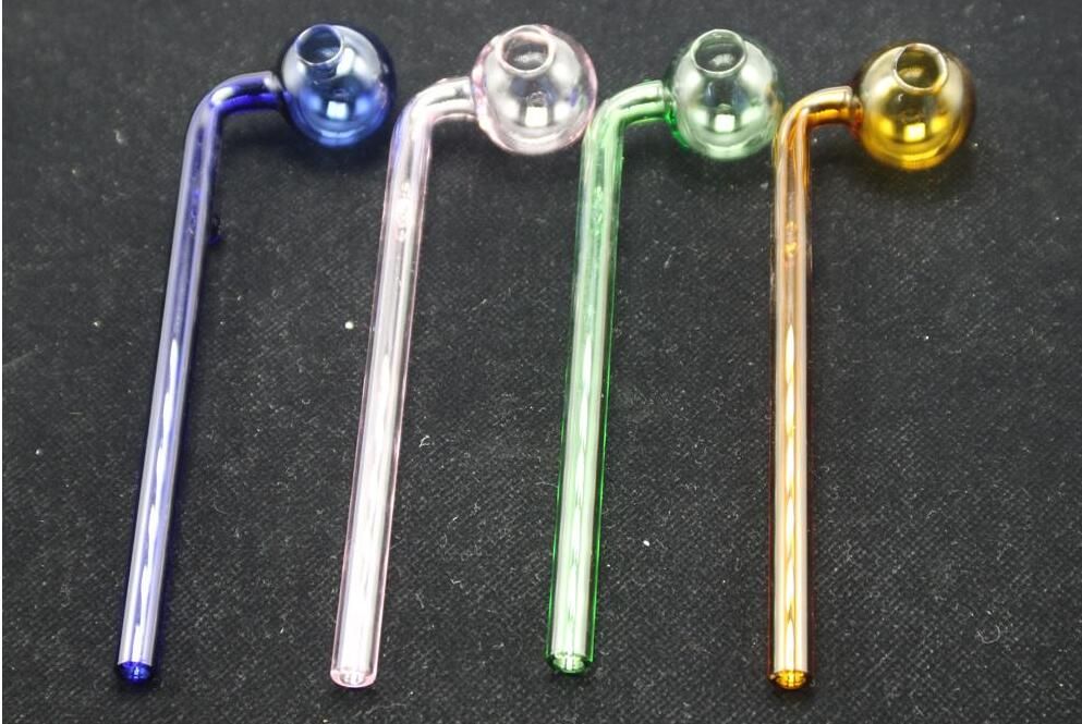 2020 2019 In Stock Curved Oil Burners Glass Pipes Glass Dry Pipes High