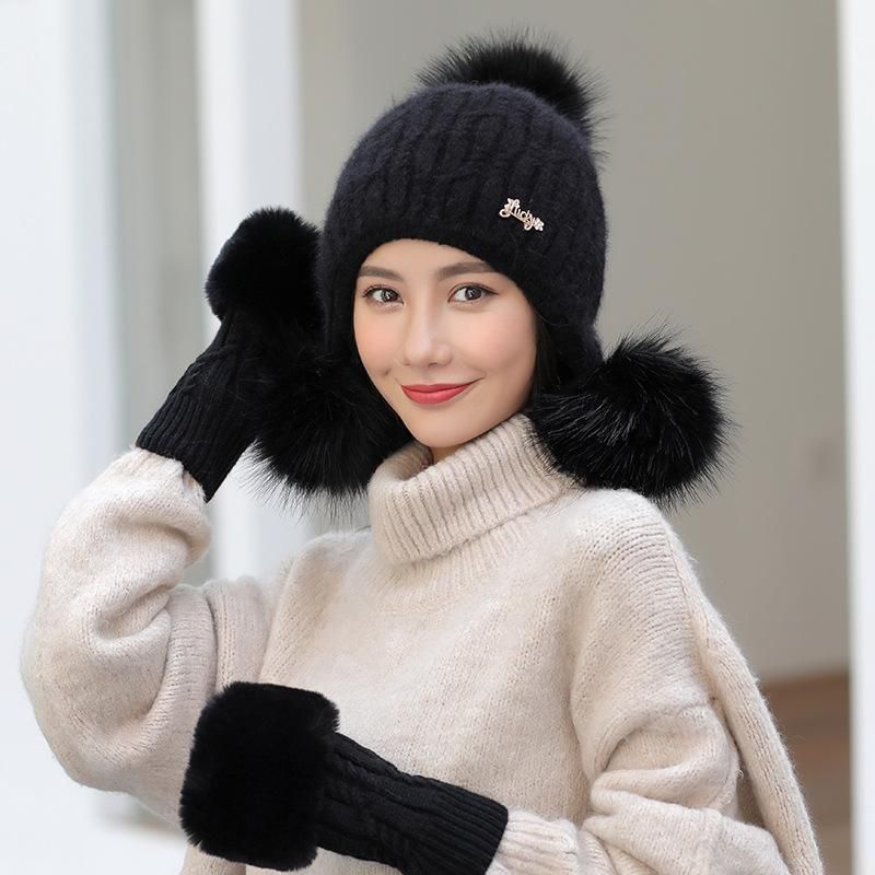 winter hat scarf glove sets