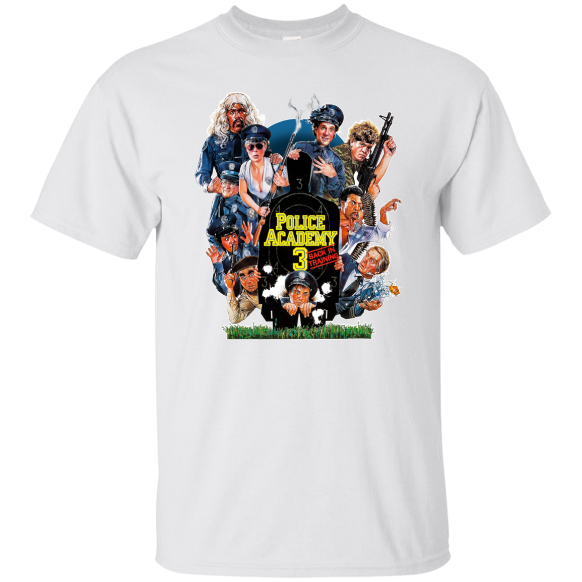 POLICE Mens Cotton T-Shirt novelty duty law enforcement