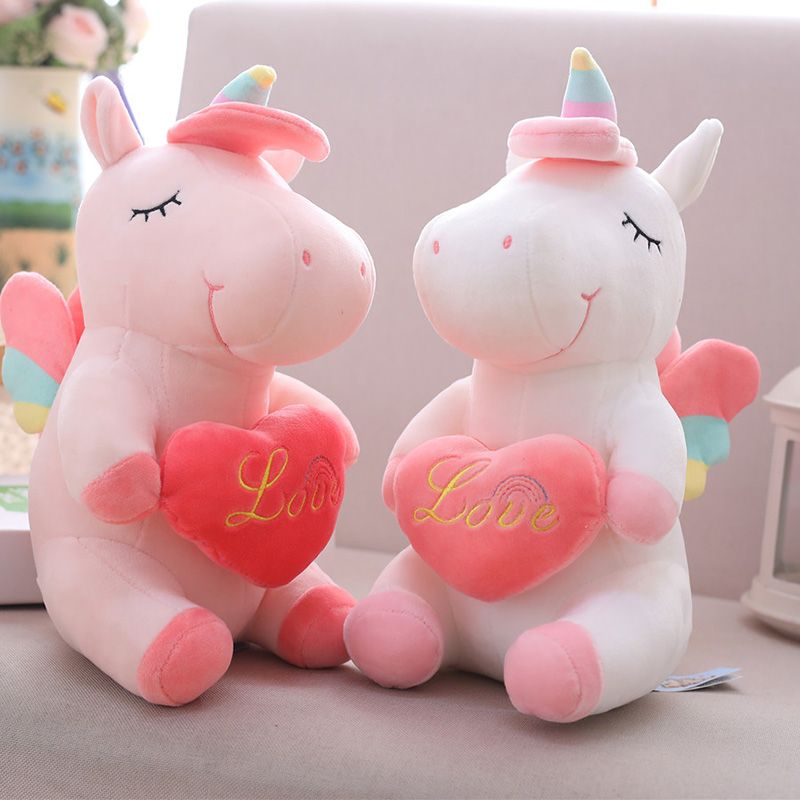 valentine's day unicorn stuffed animal