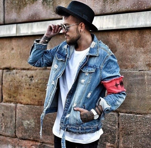 Mens Jackets Classic Broken Zipper For 