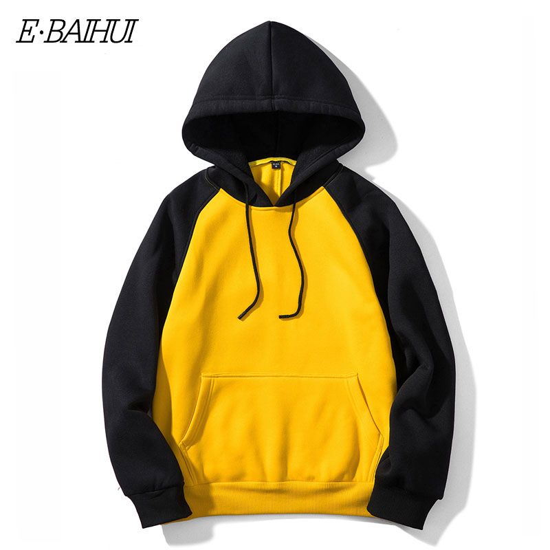 Compra E BAIHUI Sudaderas Hombre Streetwear Moda Sudadera Con Capucha  Chaqueta Splice Multicolor Sudaderas Hombres Sudaderas Con Capucha S 2XL  WY39 Barato | Entrega Rápida Y Calidad | Es.Dhgate