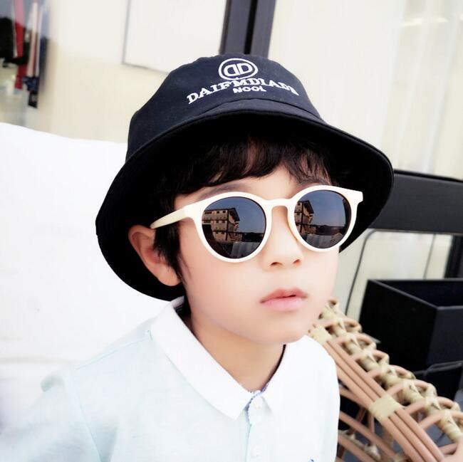 Set Kids Polarised Sunglasses Baseball Hat Cap Boy Girl Glasses UV400 Children