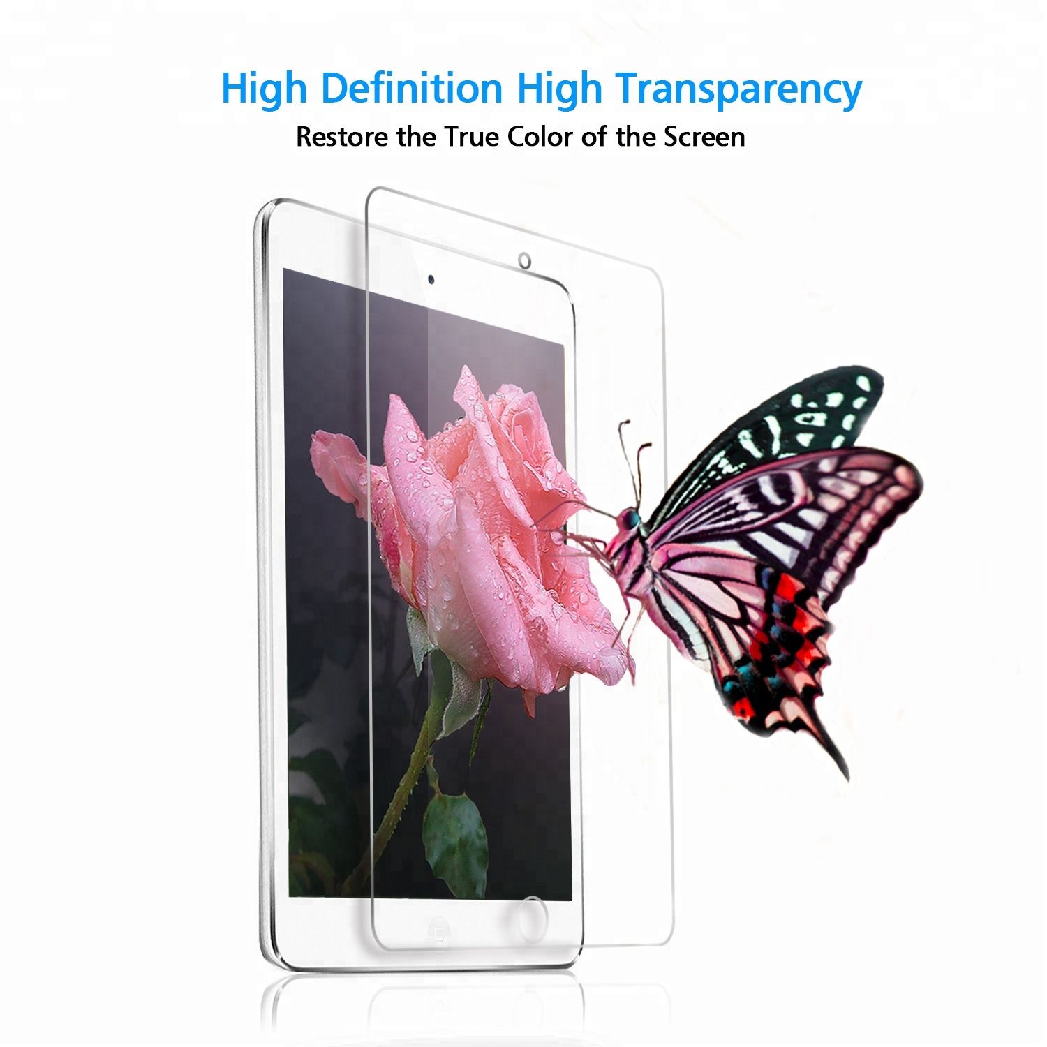 iPad Mini1//2//3 Tempered Glass Screen Protector 9H Hardness Anti Scratch NEW